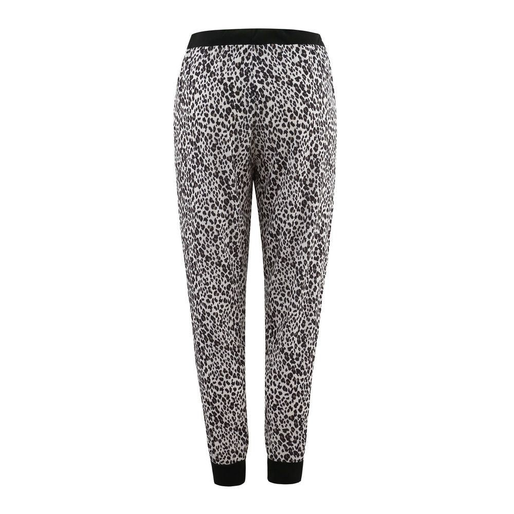 Fashion Womens' Leopard Print Pants Elegant Slim Look Loose Trousers Casual Leisure Pants