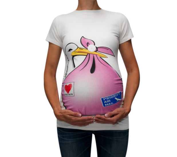 European and American summer new print duck slim Maternity wear